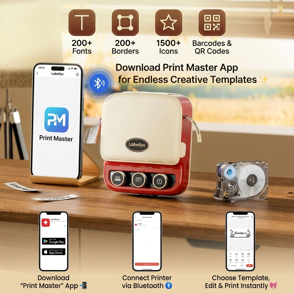 Labellys™ Ribbon Label Printer 🎀